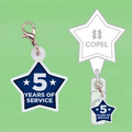 Star Badge Reel Charm (Polydome)